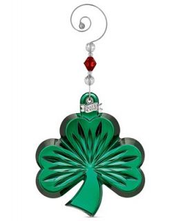 Waterford Christmas Ornament, 2013 Annual Green Shamrock   Holiday Lane