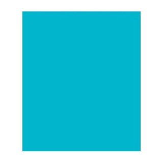 Turquoise Glossy Gift Wrap, 24" x 100' Health & Personal Care