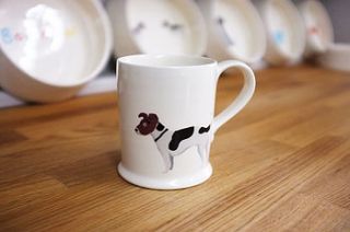 jack russell mug by fenella smith