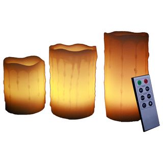 LED Flameless Pillar Candles Candles & Holders