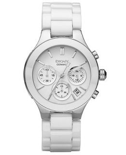 DKNY Watch, Womens White Ceramic Bracelet NY4912   Watches   Jewelry & Watches