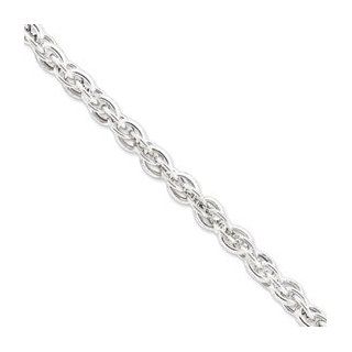 Sterling Silver Hollow Cable Chain 8.5" Chain Necklaces Jewelry