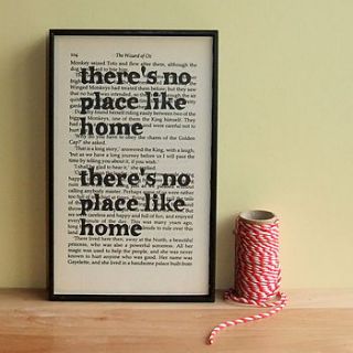 housewarming gift print by bookishly