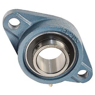 45mm Mounted Bearing UCFL209 + 2 Bolts Flanged Cast Housing Flanged Sleeve Bearings
