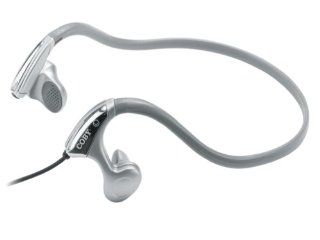Coby Sports Neckband Earphones CVE207 (Silver) (Discontinued by Manufacturer) Electronics