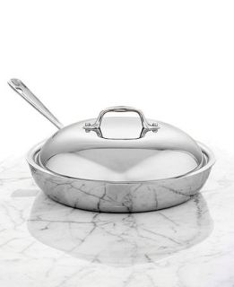 All Clad Stainless Steel 11 Covered French Skillet   Cookware   Kitchen