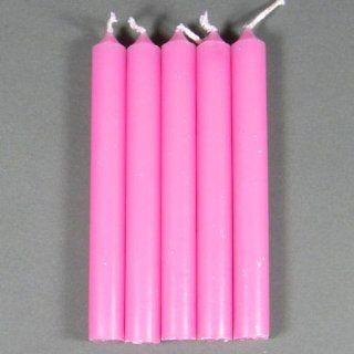 Set of 5 Pink Mini Ritual or Chime Candles, Love, Friendship, Romance & Caring, (CNDL209)  Taper Candles  