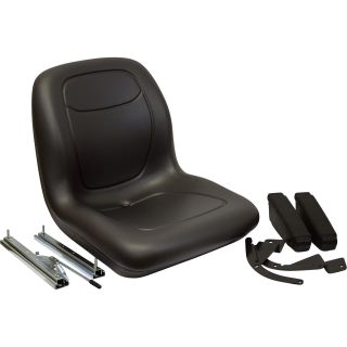 K & M Uni Pro Seat with Arms — Black, Model# 7782  Lawn Tractor   Utility Vehicle Seats