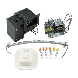 Vogelzang Draft Kit with Thermostat for Add-On Wood/Coal Furnace #161620, Model# DK-50  Blowers   Fans