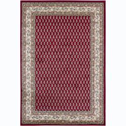 Mandara Red Oriental Area Rug (4' x 6') Mandara 3x5   4x6 Rugs