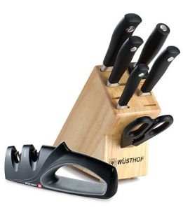 Wusthof Grand Prix II Cutlery, 7 Piece Set with Bonus Sharpener   Cutlery & Knives   Kitchen