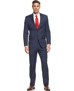 Lauren by Ralph Lauren Suit Navy Stripe   Suits & Suit Separates   Men