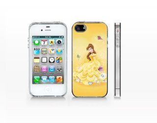 PGP5 202   Pincsess Belle Disney, 2D Printted Clear case, Iphone 5 Case, Hard Cell Phones & Accessories