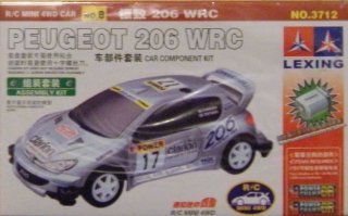 Peugeot 206 WRC R/C Mini 4WD Car Car Component Kit Toys & Games