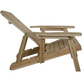 Adjustable Cedar/Fir Adirondack Chair, Model# KMGY1101  Chairs