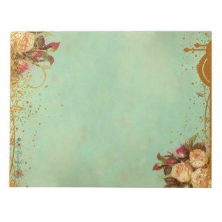 Victorian Rose Elegant Paper Pad Memo Note Pads