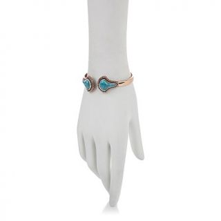 Studio Barse Turquoise Copper and Sterling Silver Cuff Bracelet