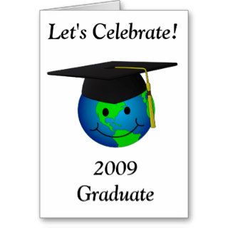 Smiley Face Graduation Party Invitation Greeting Card