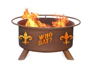 Patina F205 WHO DAT Fire Pit  Patio, Lawn & Garden