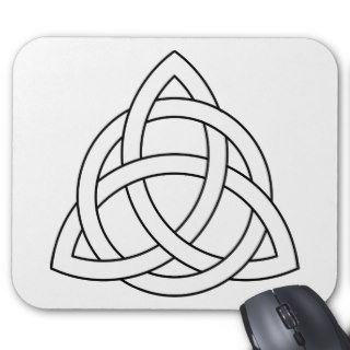 Triquetra Symbol Mousepad