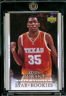 2007 08 Upper Deck First Edition # 202 Kevin Durant RC   NBA Basketball ROOKIE Trading Card in a Protective Display Case at 's Sports Collectibles Store