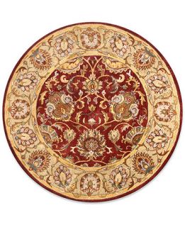 Bashian Round Rugs, Wilshire HG117 Red   Rugs