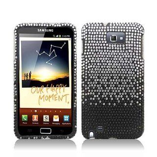 Aimo Wireless SAMI9220PCDI198 Bling Brilliance Premium Grade Diamond Case for Samsung Galaxy Note i717   Retail Packaging   Black Cell Phones & Accessories