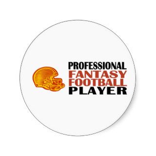 Pro Fantasy Football Player Sticker