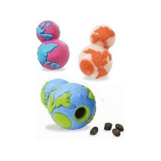 Orbo Treat Toy Pink/Blue (Medium)  Pet Toy Balls 