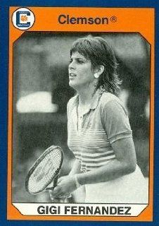 Gigi Fernandez Tennis Card (Clemson) 1990 Collegiate Collection #195 Sports Collectibles