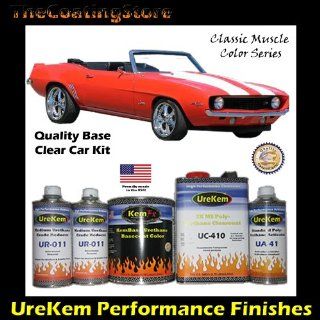 Classic Hugger Orange Basecoat Clearcoat Car Paint Kit Automotive