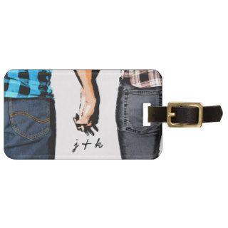 Country Love  Couple Holding Hands Tag For Bags