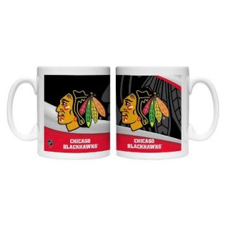 Boelter Brands NHL 2 Pack Chicago Blackhawks Wave Style Mug   Multicolor (15 oz)