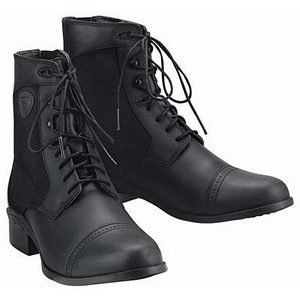 Ariat Heritage Sport Lace Paddock Boot Black 6 1/2