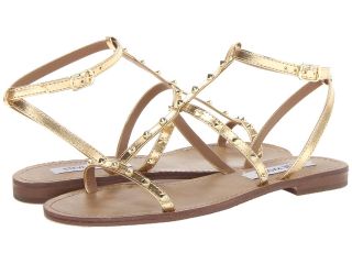 Steve Madden Greenie Womens Sandals (Gold)