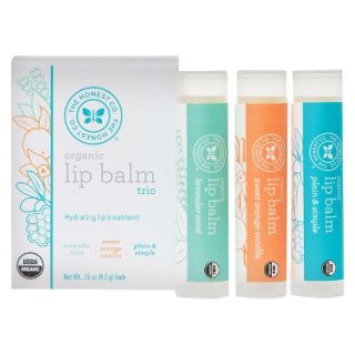 Honest Organic Lip Balm Trio   Lavender Mint, Orange Vanilla & Unflavored 3 pk