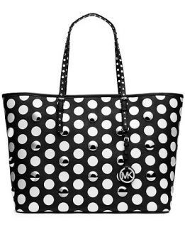 MICHAEL Michael Kors Handbag, Jet Set Travel Dot Stud Medium Tote   Handbags & Accessories
