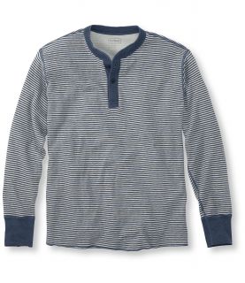 Mens Two Layer River Driver Shirt, Traditional Fit Henley Stripe Tall