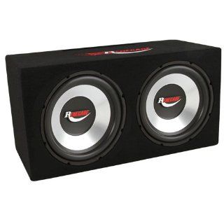 Renegade GTR1202 Dual 12 Inch Loaded Subwoofer Box  Subwoofer Kits 