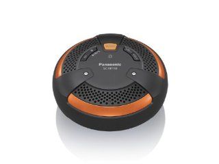 Panasonic SC NT10 D TOUGH BlueTooth Portable Wireless Speaker System (Orange/Black) Electronics