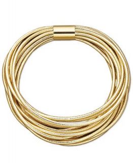 Silicone Bracelet, Multi Strand Stretch Bracelet with 14k Gold Detail   Bracelets   Jewelry & Watches
