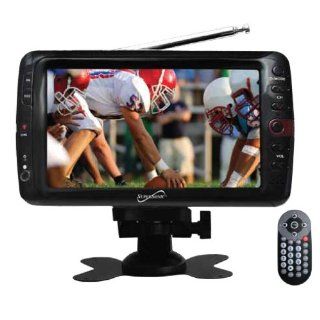 Supersonic Portable 7" LCD TV with Built in Digital Tuner and Antenna Rod, Rechargeable Battery. Comes with home charger and free vehicle charger A/v Inputs and Remote Control. Electronics