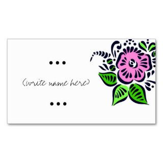 311 TATTOO ROSE NAME CARD BUSINESS CARDS
