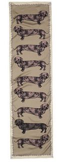 dachshund dog scarf by graduate collection