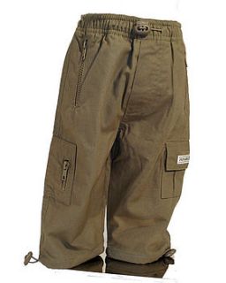 olive combat trousers by armykid