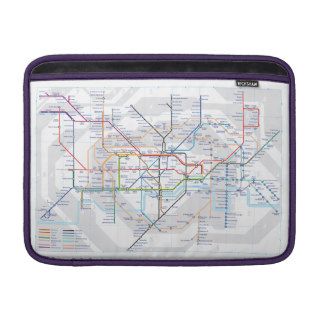 London Tube & National Rail Map Macbook Air Sleeve