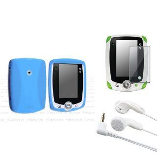 INSTEN Baby Blue Silicone Skin Case + White Headset + Screen Protector Shield compatible with Leapfrog LeapPad Explorer Learning Tablet Computers & Accessories