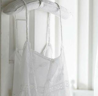white embroidered cotton summer nightdress by the comfi cottage