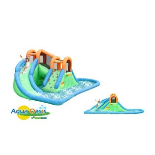 Bounceland Inflatable Island Water Slides