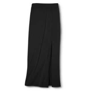 Mossimo Supply Co. Juniors Maxi Skirt with Slit   Black S(3 5)